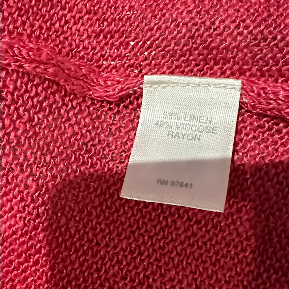 Fuchsia Open Cardigan - Picture 2 of 2